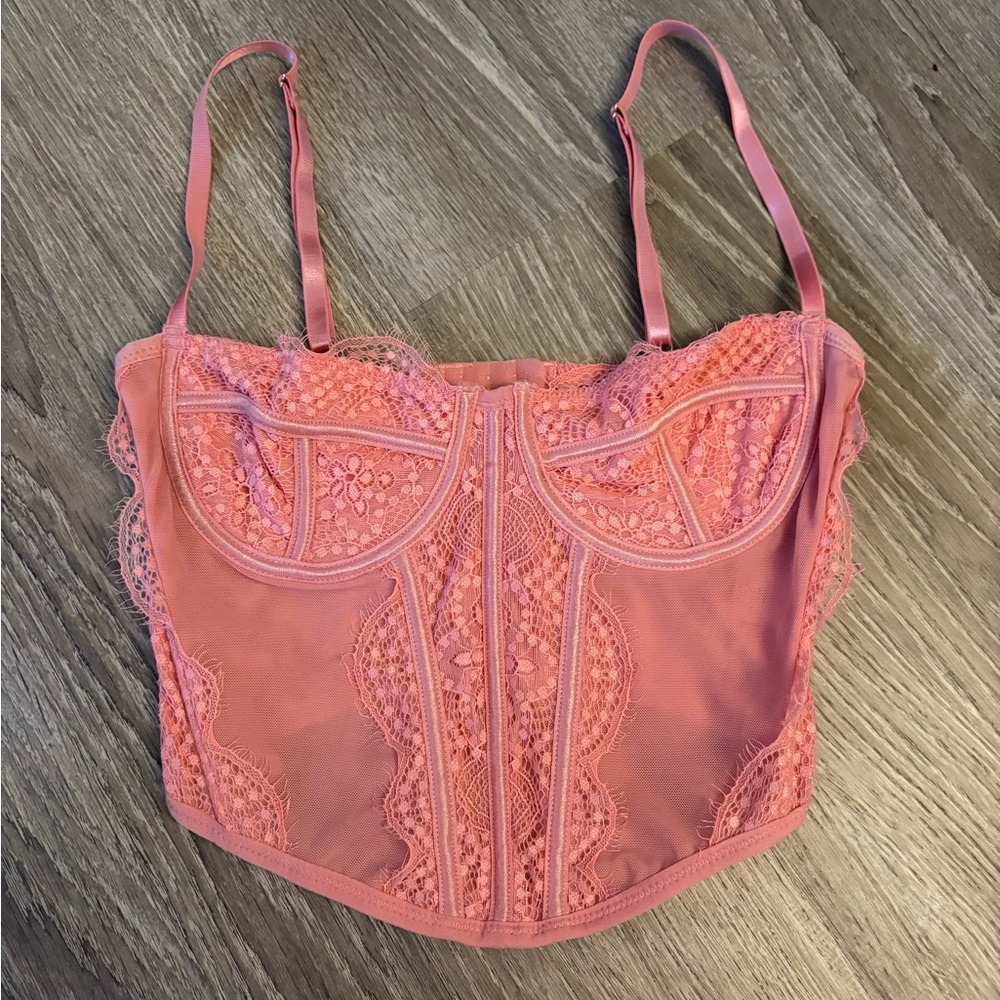 Pacsun pink corset - Picture 1 of 3
